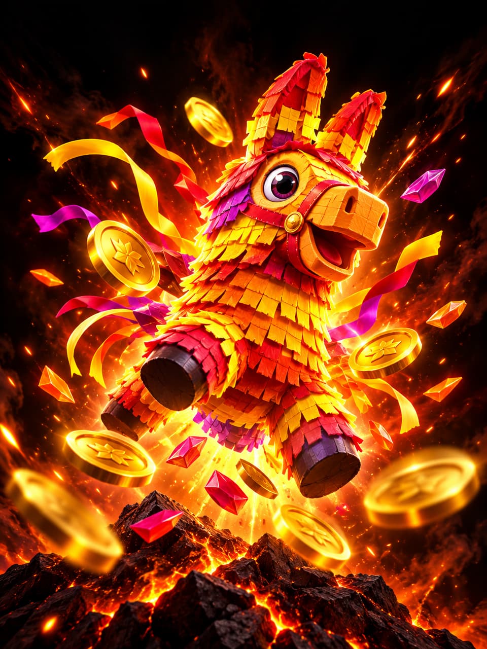 ภาพเกม Pinata Wins ที่ออกแบบใหม่สำหรับ wing - วิง